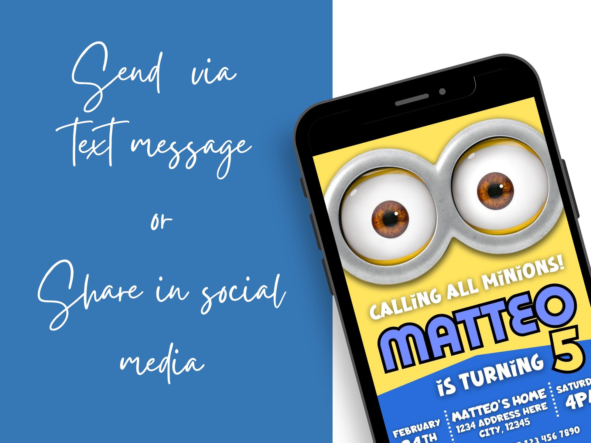 Minion Birthday Invitation Free Printable Fun Minions Birthday