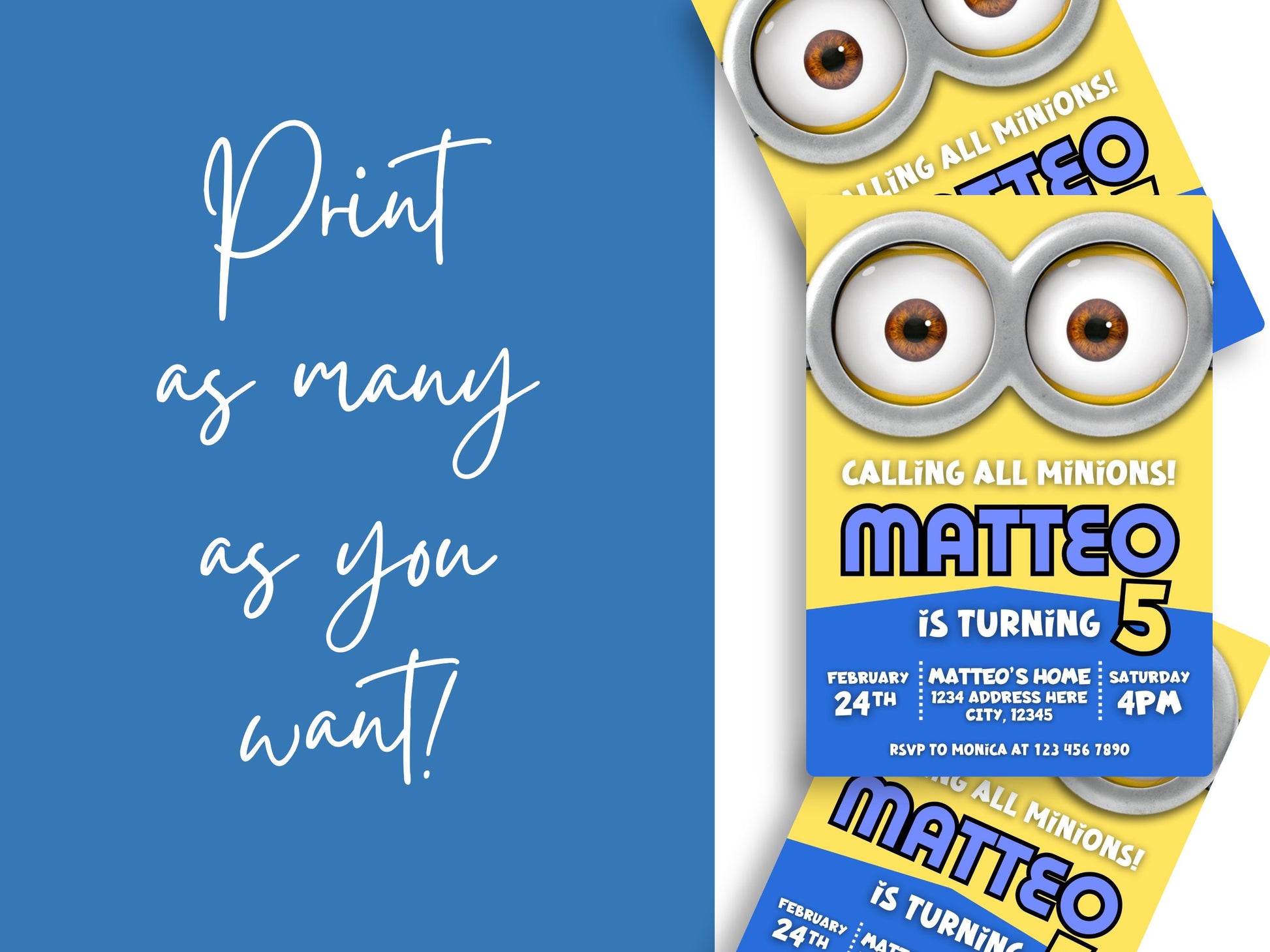 fun-minions-birthday-invitation-mama-life-printables for Free Printable Minion Thank You Tags Fun Minions Birthday Invitation – Mama Life Printables for Free Printable Minion Thank You Tags
