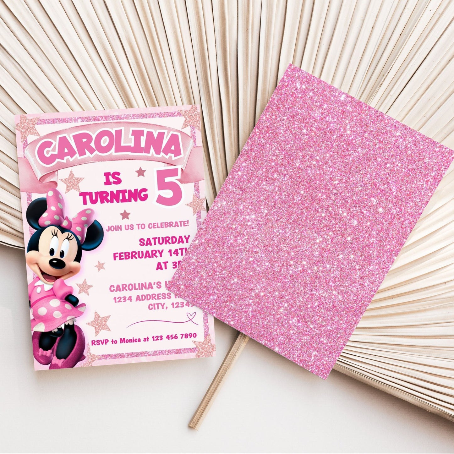 Minnie Mouse Party Invitation