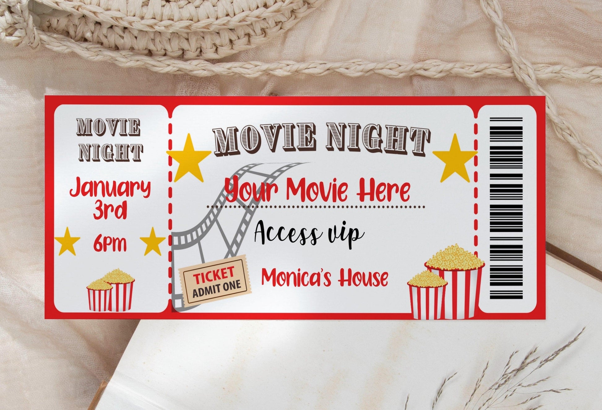 Movie Night Editable Template – Mama Life Printables movie-night-editable-template-mama-life-printables