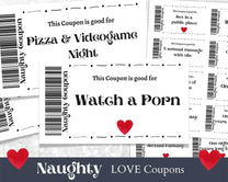 Printable Naughty Coupon Book – Mama Life Printables