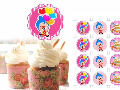 Plim Plim Cupcake Toppers - Toppers - Mama Life Printables