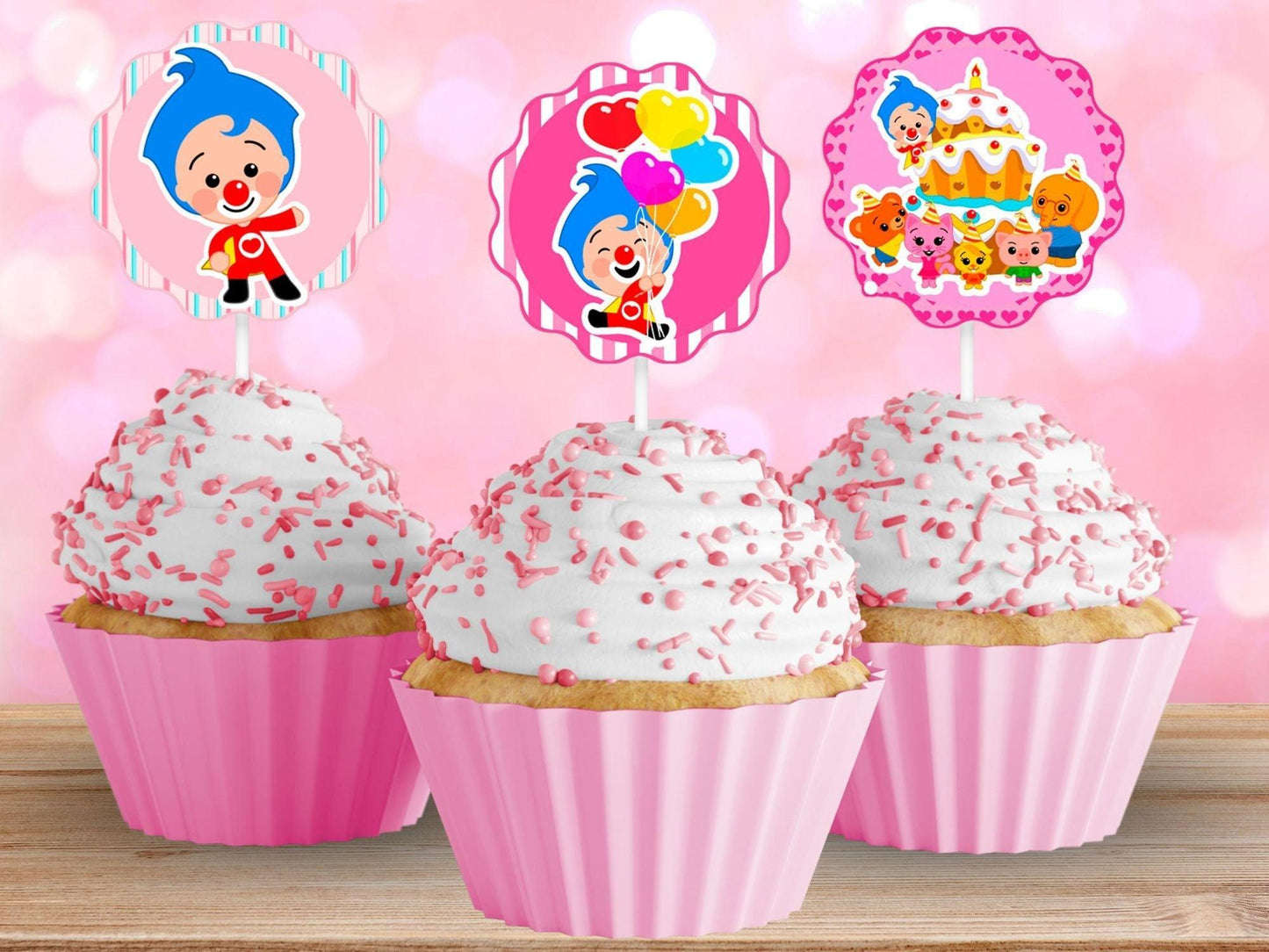 Plim Plim Cupcake Toppers - Toppers - Mama Life Printables
