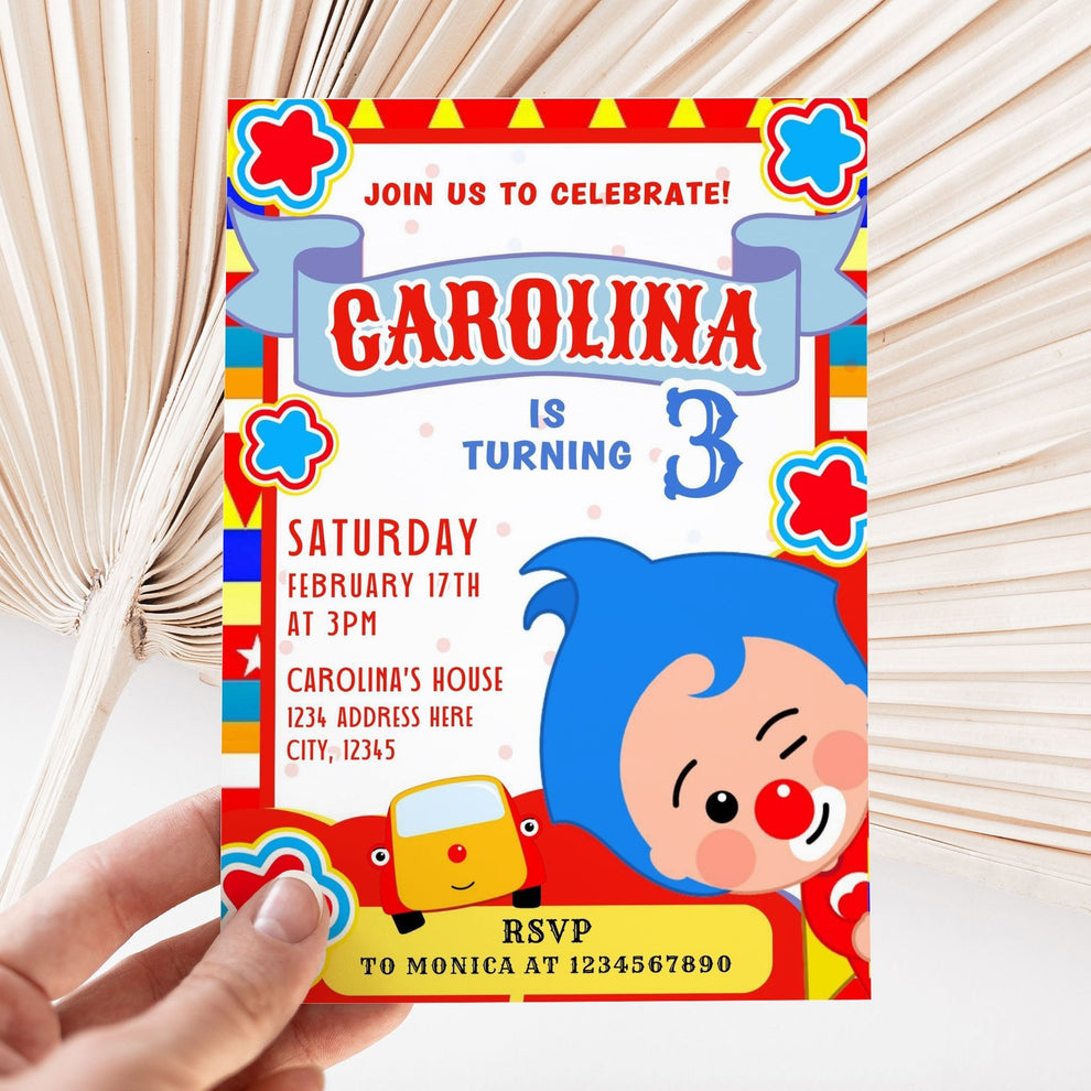 Plim Plim Birthday Invitation Template Mama Life Printables