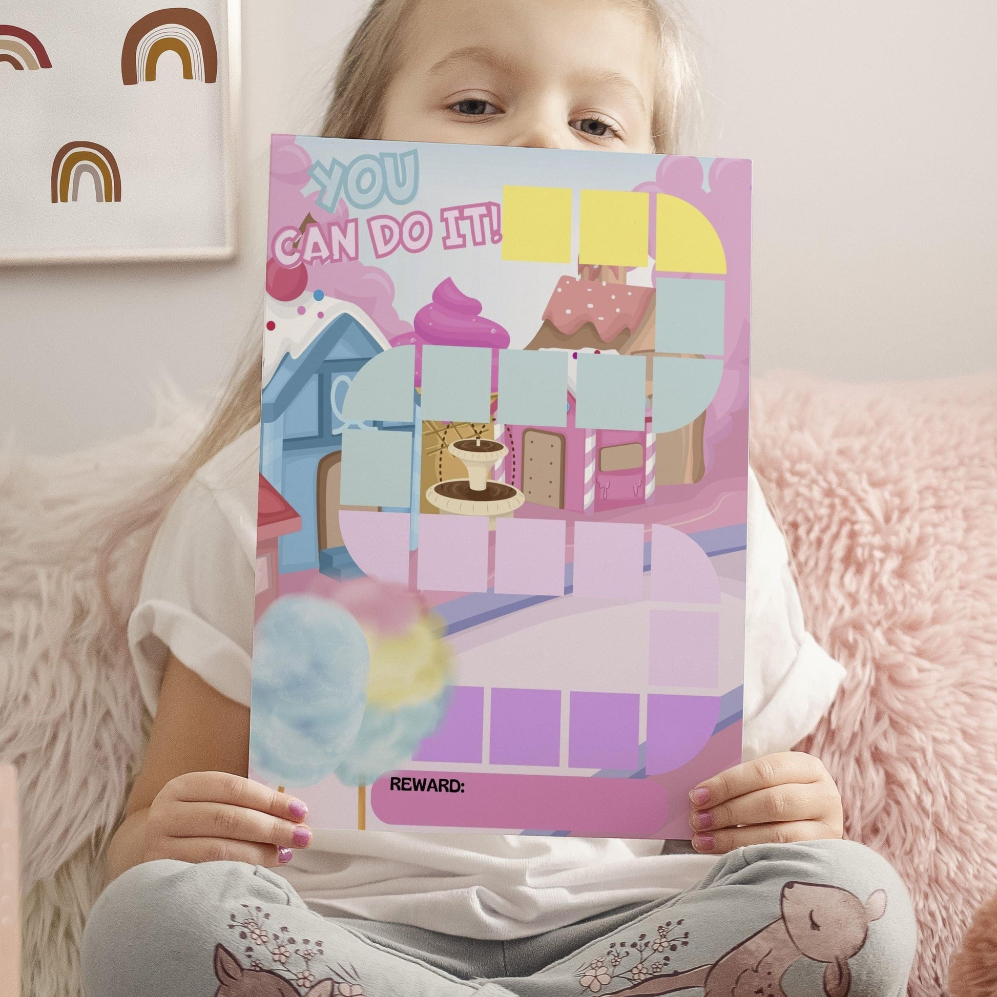 Potty Training Sticker Chart for Girls - Kids Reward Chart - Mama Life Printables