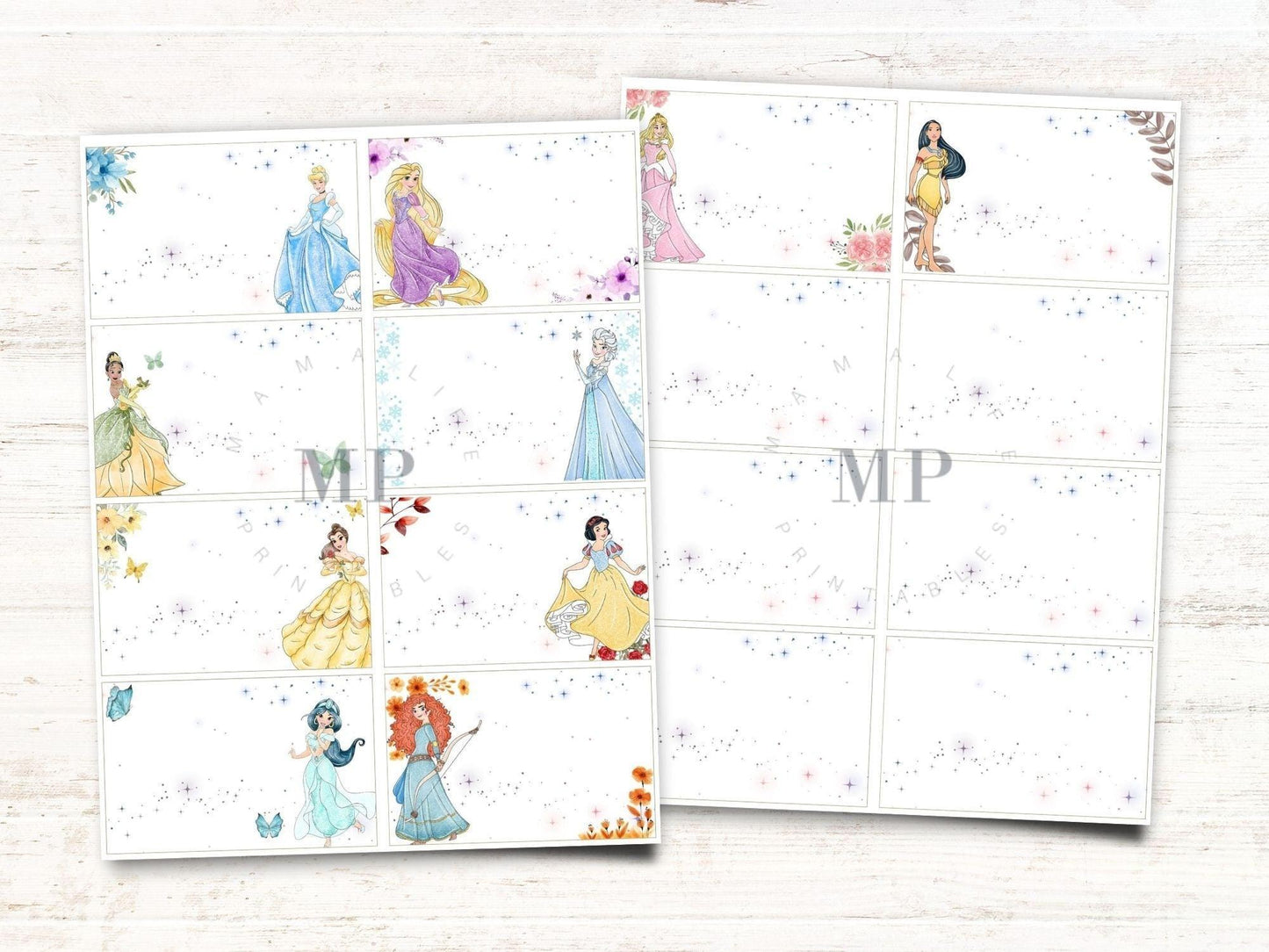 Princess Lunch Box Note Cards - Note Cards - Mama Life Printables