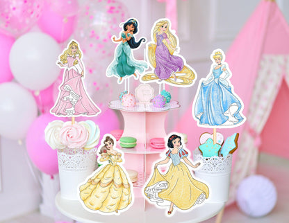 Princess Table Decor - Toppers - Mama Life Printables