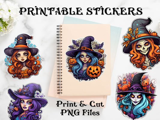 Printable Halloween Stickers - Stickers - Mama Life Printables