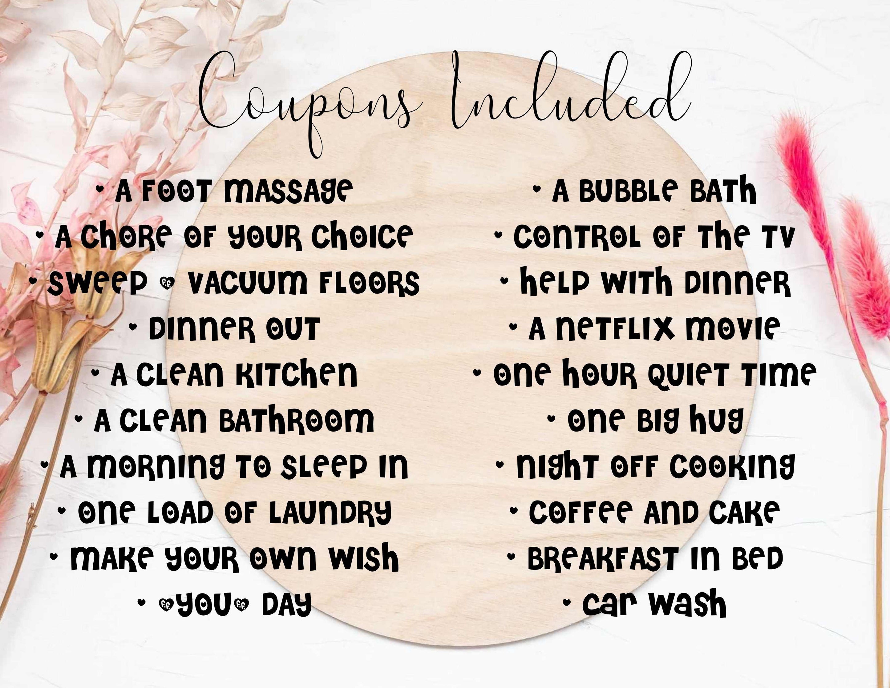 Printable Mother's Day Coupons – Mama Life Printables
