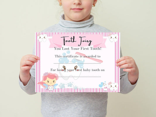 Printable Tooth Fairy Certificate - Kids Reward Chart - Mama Life Printables