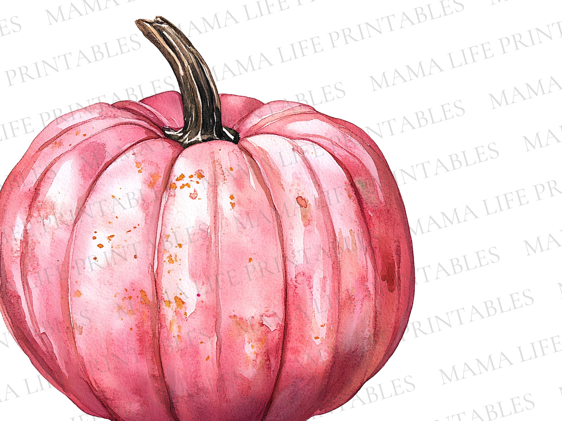 watercolor pumpkins