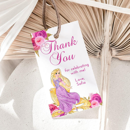 Rapunzel Thank You Tags - Party Favors - Mama Life Printables