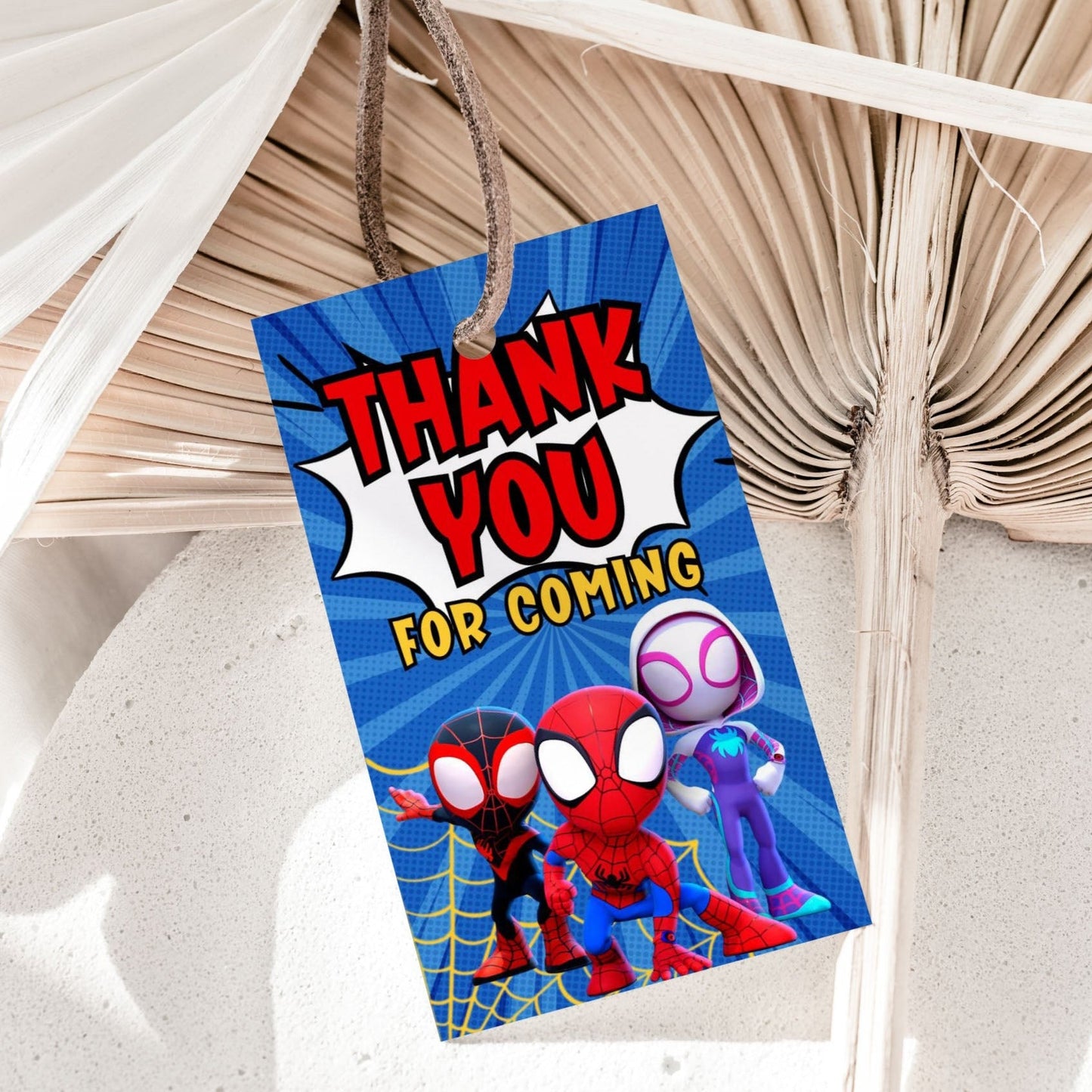 Spiderman Favor Tags - Party Favors - Mama Life Printables