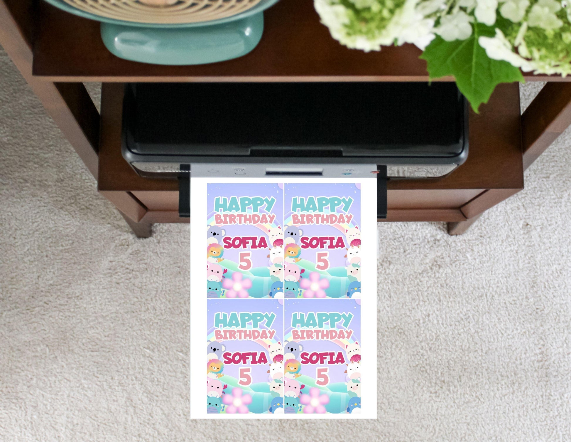 Squishmallows Capri Sun Label - Party Supplies - Mama Life Printables