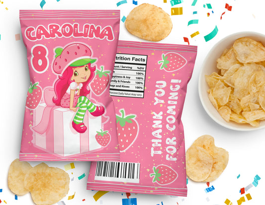 Strawberry Shortcake Chip Bag