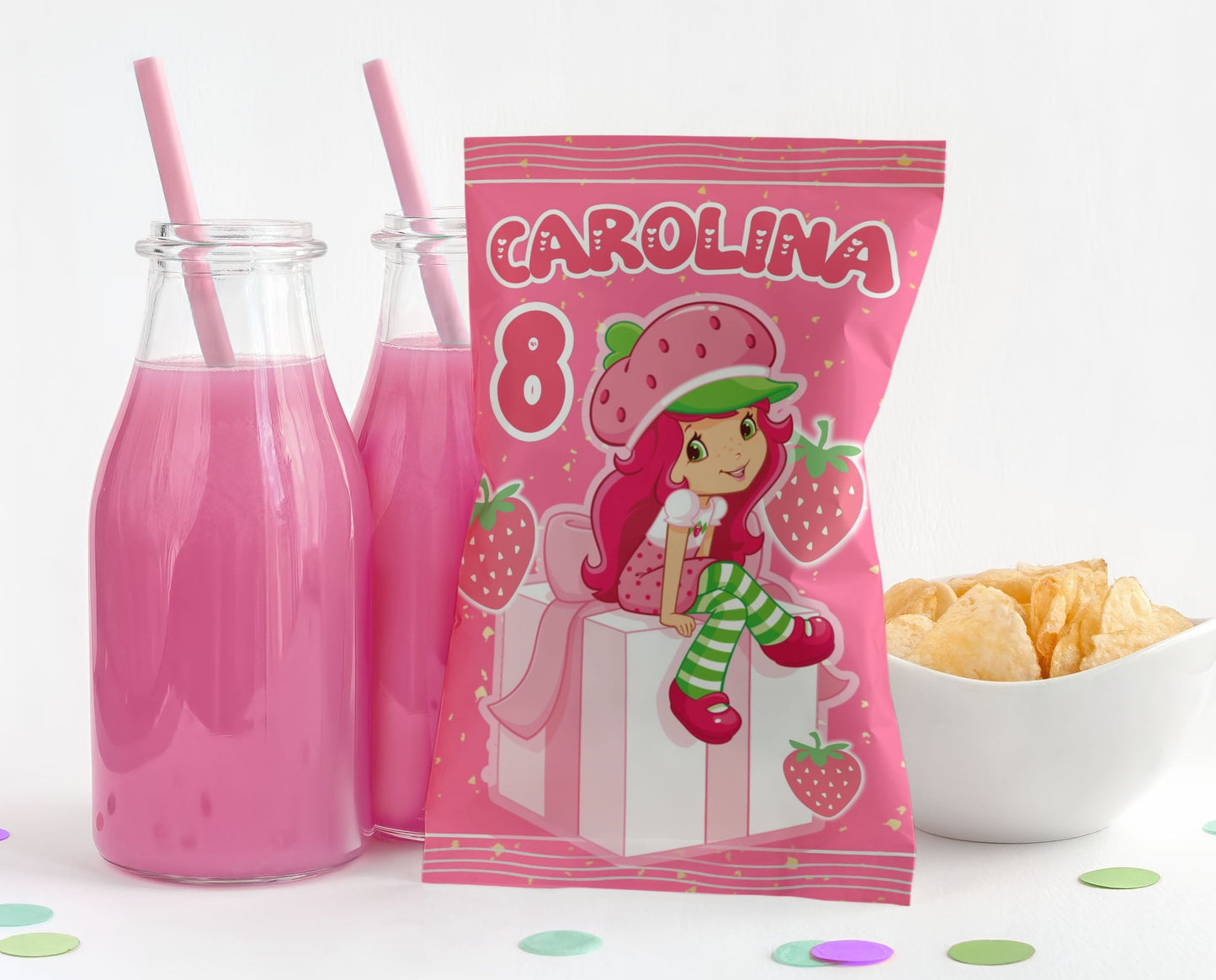 Strawberry Shortcake Chip Bag