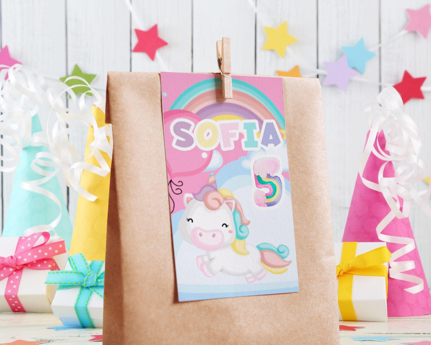 Unicorn Party Set - Party Supplies - Mama Life Printables