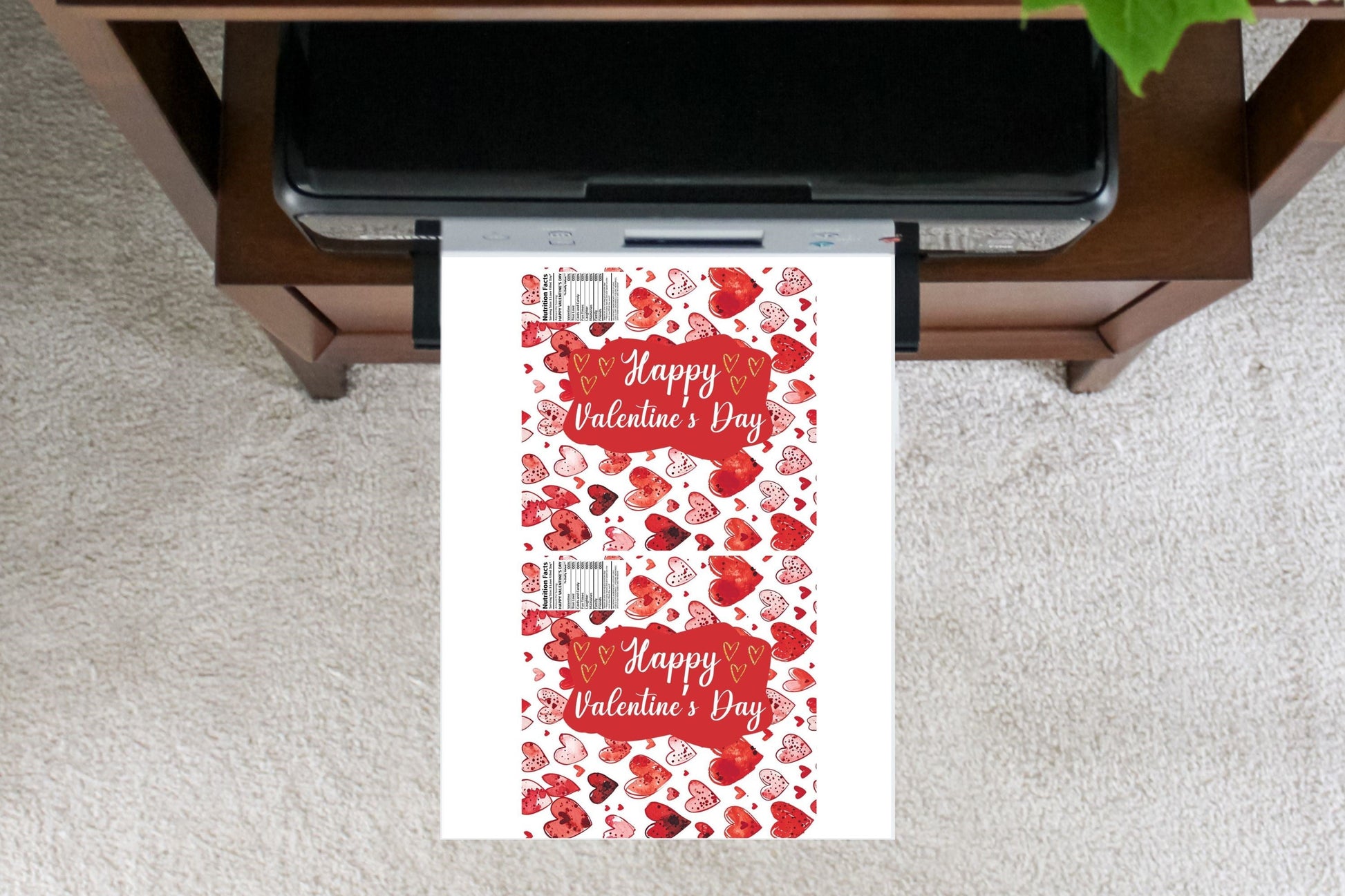 Valentine's Day Chocolate Bar Wrapper - Party Favors - Mama Life Printables