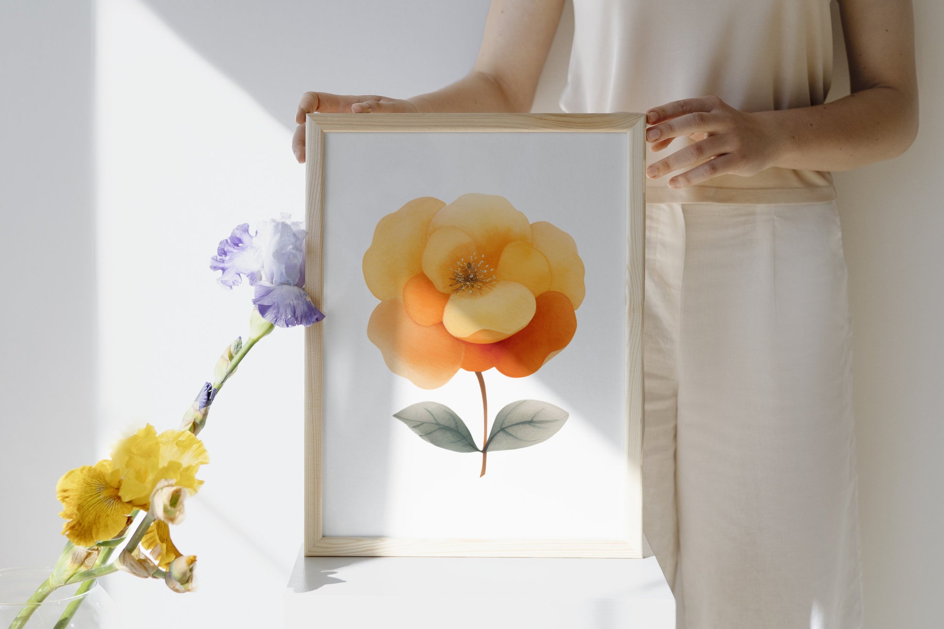 Watercolor Fall Flowers Cliparts - Digital Artwork - Mama Life Printables