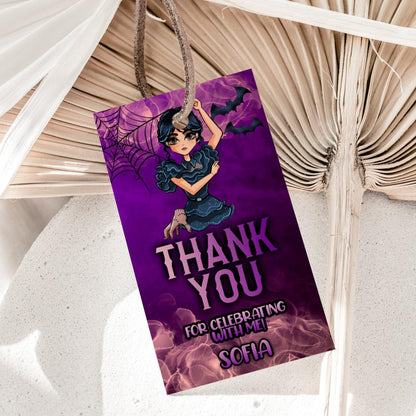 Wednesday Addams Thank You Tags - Party Favors - Mama Life Printables